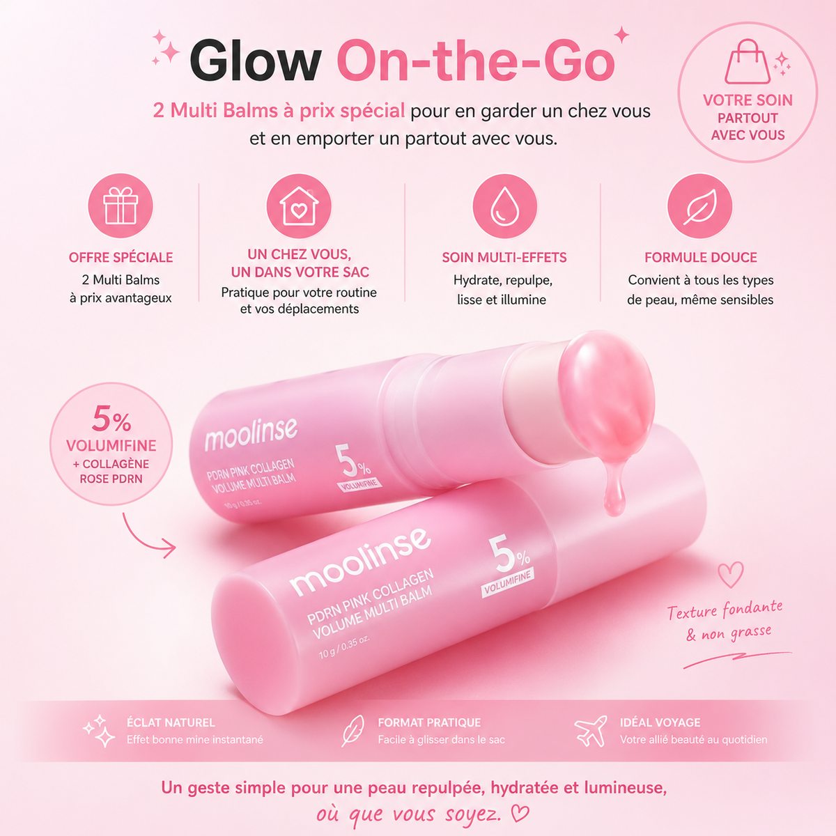 Crème hydratante au collagène – Soin visage hydratant pour une routine beauté quotidienne